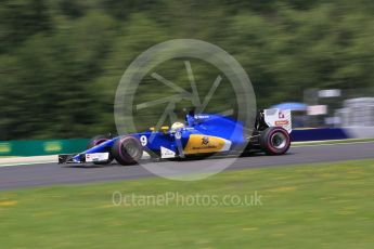 World © Octane Photographic Ltd. Sauber F1 Team C35 – Marcus Ericsson. Saturday 2nd July 2016, F1 Austrian GP Practice 3, Red Bull Ring, Spielberg, Austria. Digital Ref :1606CB5D3559