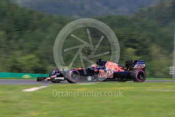 World © Octane Photographic Ltd. Scuderia Toro Rosso STR11 – Daniil Kvyat. Saturday 2nd July 2016, F1 Austrian GP Practice 3, Red Bull Ring, Spielberg, Austria. Digital Ref :1606CB5D3589