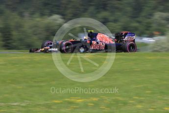 World © Octane Photographic Ltd. Scuderia Toro Rosso STR11 – Carlos Sainz. Saturday 2nd July 2016, F1 Austrian GP Practice 3, Red Bull Ring, Spielberg, Austria. Digital Ref :1606CB5D3605