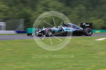 World © Octane Photographic Ltd. Mercedes AMG Petronas W07 Hybrid – Nico Rosberg. Saturday 2nd July 2016, F1 Austrian GP Practice 3, Red Bull Ring, Spielberg, Austria. Digital Ref :1606CB5D3612