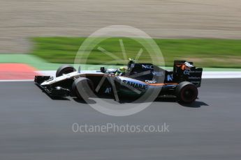 World © Octane Photographic Ltd. Sahara Force India VJM09 - Sergio Perez. Saturday 2nd July 2016, F1 Austrian GP Practice 3, Red Bull Ring, Spielberg, Austria. Digital Ref :1606CB5D3685