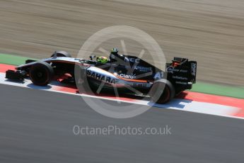 World © Octane Photographic Ltd. Sahara Force India VJM09 - Sergio Perez. Saturday 2nd July 2016, F1 Austrian GP Practice 3, Red Bull Ring, Spielberg, Austria. Digital Ref :1606CB5D3688