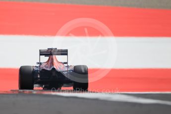 World © Octane Photographic Ltd. Scuderia Toro Rosso STR11 – Carlos Sainz. Saturday 2nd July 2016, F1 Austrian GP Qualifying, Red Bull Ring, Spielberg, Austria. Digital Ref :