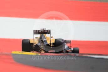 World © Octane Photographic Ltd. Renault Sport F1 Team RS16 – Jolyon Palmer. Saturday 2nd July 2016, F1 Austrian GP Qualifying, Red Bull Ring, Spielberg, Austria. Digital Ref :