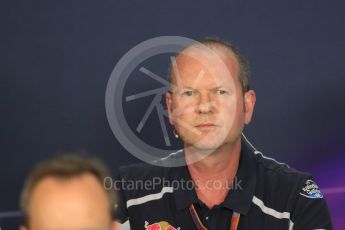 World © Octane Photographic Ltd. F1 Austrian GP FIA Personnel Press Conference, Red Bull Ring, Spielberg, Austria. Friday 1st July 2016. Graham Watson - Scuderia Toro Rosso Team Manager. Digital Ref :1602LB1D6756