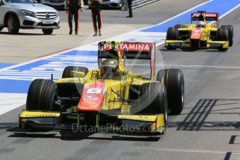 World © Octane Photographic Ltd. Pertamina Campos Racing - GP2/11 – Sean Gelael and Mitch Evans. . Friday 1st July 2016, GP2 Practice, Red Bull Ring, Spielberg, Austria. Digital Ref : 1599CB5D2942