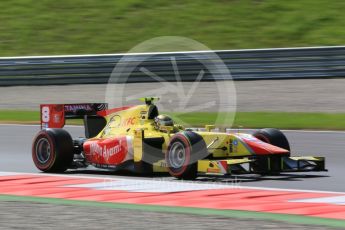 World © Octane Photographic Ltd. Pertamina Campos Racing - GP2/11 – Sean Gelael. Friday 1st July 2016, GP2 Qualifying, Red Bull Ring, Spielberg, Austria. Digital Ref : 1601CB5D3233