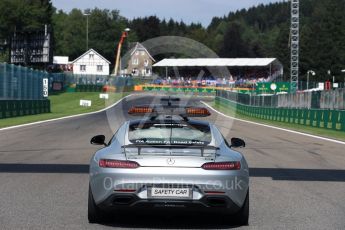 World © Octane Photographic Ltd. View to Turn 1 from the grid. Sunday 28th August 2016, F1 Belgian GP Driver Parade, Spa-Francorchamps, Belgium. Digital Ref : 1691LB1D1987