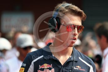 World © Octane Photographic Ltd. Scuderia Toro Rosso STR11 – Daniil Kvyat. Sunday 28th August 2016, F1 Belgian GP Driver Parade, Spa-Francorchamps, Belgium. Digital Ref : 1691LB1D2046