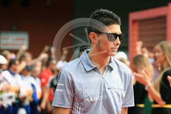 World © Octane Photographic Ltd. Manor Racing MRT05 – Esteban Ocon. Sunday 28th August 2016, F1 Belgian GP Driver Parade, Spa-Francorchamps, Belgium. Digital Ref : 1691LB1D2082