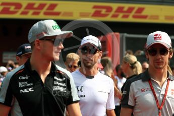 World © Octane Photographic Ltd. McLaren Honda MP4-31 – Jenson Button. Sunday 28th August 2016, F1 Belgian GP Driver Parade, Spa-Francorchamps, Belgium. Digital Ref : 1691LB1D2115