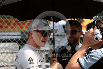 World © Octane Photographic Ltd. Sahara Force India VJM09 - Nico Hulkenberg. Sunday 28th August 2016, F1 Belgian GP Grid, Spa-Francorchamps, Belgium. Digital Ref : 1691LB1D2282