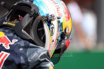 World © Octane Photographic Ltd. Red Bull Racing RB12 – Daniel Ricciardo. Sunday 28th August 2016, F1 Belgian GP Grid, Spa-Francorchamps, Belgium. Digital Ref : 1691LB1D2304