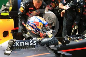 World © Octane Photographic Ltd. Red Bull Racing RB12 – Max Verstappen. Sunday 28th August 2016, F1 Belgian GP Grid, Spa-Francorchamps, Belgium. Digital Ref : 1691LB1D2325