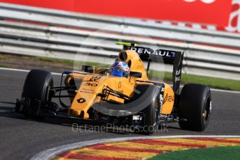World © Octane Photographic Ltd. Renault Sport F1 Team RS16 – Jolyon Palmer. Friday 26th August 2016, F1 Belgian GP Practice 1, Spa-Francorchamps, Belgium. Digital Ref : 1680LB1D6200