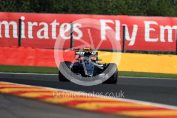 World © Octane Photographic Ltd. Mercedes AMG Petronas W07 Hybrid – Nico Rosberg with Halo device. Friday 26th August 2016, F1 Belgian GP Practice 1, Spa-Francorchamps, Belgium. Digital Ref : 1680LB1D6550