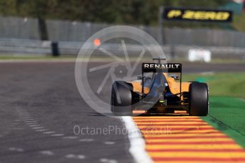 World © Octane Photographic Ltd. Renault Sport F1 Team RS16 – Jolyon Palmer. Friday 26th August 2016, F1 Belgian GP Practice 1, Spa-Francorchamps, Belgium. Digital Ref : 1680LB1D6726