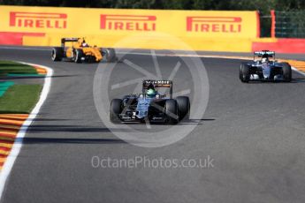 World © Octane Photographic Ltd. Sahara Force India VJM09 - Nico Hulkenberg. Friday 26th August 2016, F1 Belgian GP Practice 1, Spa-Francorchamps, Belgium. Digital Ref : 1680LB1D6978