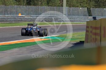 World © Octane Photographic Ltd. Sahara Force India VJM09 - Nico Hulkenberg. Friday 26th August 2016, F1 Belgian GP Practice 1, Spa-Francorchamps, Belgium. Digital Ref : 1680LB1D7041