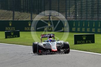 World © Octane Photographic Ltd. Haas F1 Team VF-16 – Romain Grosjean. Friday 26th August 2016, F1 Belgian GP Practice 2, Spa-Francorchamps, Belgium. Digital Ref : 1681LB1D7069