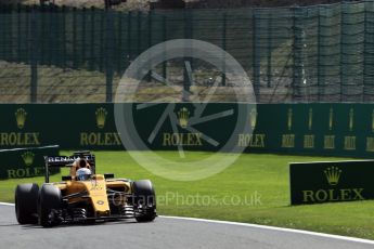 World © Octane Photographic Ltd. Renault Sport F1 Team RS16 - Kevin Magnussen. Friday 26th August 2016, F1 Belgian GP Practice 2, Spa-Francorchamps, Belgium. Digital Ref : 1681LB1D7099