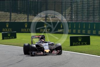 World © Octane Photographic Ltd. Scuderia Toro Rosso STR11 – Daniil Kvyat. Friday 26th August 2016, F1 Belgian GP Practice 2, Spa-Francorchamps, Belgium. Digital Ref : 1681LB1D7138