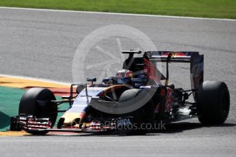 World © Octane Photographic Ltd. Scuderia Toro Rosso STR11 – Daniil Kvyat. Friday 26th August 2016, F1 Belgian GP Practice 2, Spa-Francorchamps, Belgium. Digital Ref : 1681LB1D7184