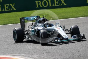 World © Octane Photographic Ltd. Mercedes AMG Petronas W07 Hybrid – Nico Rosberg. Friday 26th August 2016, F1 Belgian GP Practice 2, Spa-Francorchamps, Belgium. Digital Ref : 1681LB1D7222