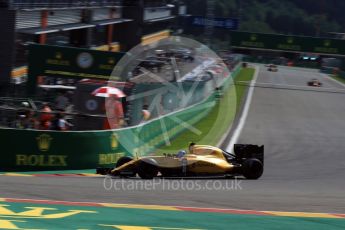 World © Octane Photographic Ltd. Renault Sport F1 Team RS16 – Jolyon Palmer. Friday 26th August 2016, F1 Belgian GP Practice 2, Spa-Francorchamps, Belgium. Digital Ref : 1681LB2D3816