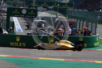 World © Octane Photographic Ltd. Renault Sport F1 Team RS16 - Kevin Magnussen. Friday 26th August 2016, F1 Belgian GP Practice 2, Spa-Francorchamps, Belgium. Digital Ref : 1681LB2D3866