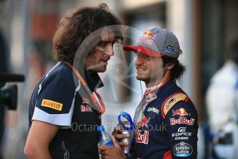 World © Octane Photographic Ltd. Scuderia Toro Rosso STR11 – Carlos Sainz. Saturday 27th August 2016, F1 Belgian GP Practice 3, Spa-Francorchamps, Belgium. Digital Ref : 1687LB1D8927