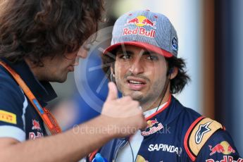World © Octane Photographic Ltd. Scuderia Toro Rosso STR11 – Carlos Sainz. Saturday 27th August 2016, F1 Belgian GP Practice 3, Spa-Francorchamps, Belgium. Digital Ref : 1687LB1D8931