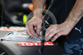 World © Octane Photographic Ltd. Red Bull Racing.. Saturday 27th August 2016, F1 Belgian GP Practice 3, Spa-Francorchamps, Belgium. Digital Ref : 1687LB1D9193