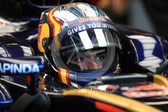 World © Octane Photographic Ltd. Scuderia Toro Rosso STR11 – Carlos Sainz. Saturday 27th August 2016, F1 Belgian GP Practice 3, Spa-Francorchamps, Belgium. Digital Ref : 1687LB1D9355