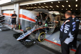 World © Octane Photographic Ltd. Sahara Force India VJM09 - Nico Hulkenberg. Saturday 27th August 2016, F1 Belgian GP Practice 3, Spa-Francorchamps, Belgium. Digital Ref : 1687LB2D3972
