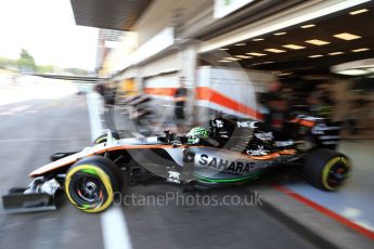 World © Octane Photographic Ltd. Sahara Force India VJM09 - Nico Hulkenberg. Saturday 27th August 2016, F1 Belgian GP Practice 3, Spa-Francorchamps, Belgium. Digital Ref : 1687LB2D3976