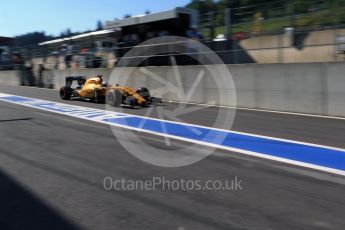 World © Octane Photographic Ltd. Renault Sport F1 Team RS16 - Kevin Magnussen. Saturday 27th August 2016, F1 Belgian GP Practice 3, Spa-Francorchamps, Belgium. Digital Ref : 1687LB2D4029