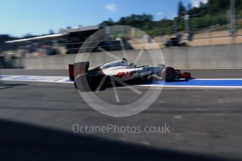 World © Octane Photographic Ltd. Haas F1 Team VF-16 - Esteban Gutierrez. Saturday 27th August 2016, F1 Belgian GP Practice 3, Spa-Francorchamps, Belgium. Digital Ref : 1687LB2D4055