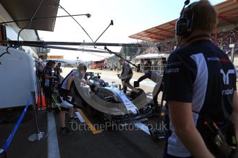 World © Octane Photographic Ltd. Williams Martini Racing, Williams Mercedes FW38 – Valtteri Bottas. Saturday 27th August 2016, F1 Belgian GP Practice 3, Spa-Francorchamps, Belgium. Digital Ref : 1687LB2D4168