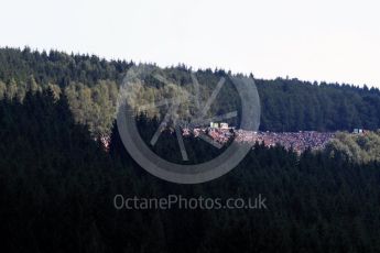 World © Octane Photographic Ltd. Fans at Spa. Saturday 27th August 2016, F1 Belgian GP Qualifying, Spa-Francorchamps, Belgium. Digital Ref : 1688LB1D0362