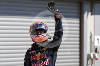 World © Octane Photographic Ltd. Red Bull Racing RB12 – Max Verstappen. Saturday 27th August 2016, F1 Belgian GP Qualifying, Spa-Francorchamps, Belgium. Digital Ref : 1688LB1D0412