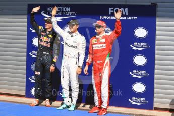 World © Octane Photographic Ltd. Mercedes AMG Petronas W07 Hybrid – Nico Rosberg, Red Bull Racing RB12 – Max Verstappen and Scuderia Ferrari SF16-H – Kimi Raikkonen. Saturday 27th August 2016, F1 Belgian GP Qualifying, Spa-Francorchamps, Belgium. Digital Ref : 1688LB1D0521