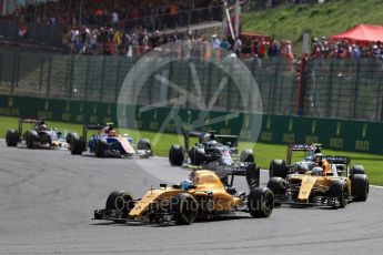 World © Octane Photographic Ltd. Renault Sport F1 Team RS16 – Jolyon Palmer. Sunday 28th August 2016, F1 Belgian GP Race, Spa-Francorchamps, Belgium. Digital Ref : 1692LB1D2615