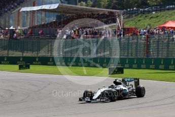 World © Octane Photographic Ltd. Mercedes AMG Petronas W07 Hybrid – Nico Rosberg. Sunday 28th August 2016, F1 Belgian GP Race, Spa-Francorchamps, Belgium. Digital Ref : 1692LB1D2641