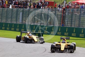 World © Octane Photographic Ltd. Renault Sport F1 Team RS16 – Jolyon Palmer. Sunday 28th August 2016, F1 Belgian GP Race, Spa-Francorchamps, Belgium. Digital Ref : 1692LB2D4762