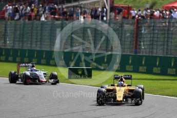 World © Octane Photographic Ltd. Renault Sport F1 Team RS16 – Jolyon Palmer. Sunday 28th August 2016, F1 Belgian GP Race, Spa-Francorchamps, Belgium. Digital Ref : 1692LB2D4966