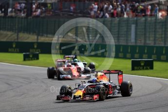 World © Octane Photographic Ltd. Red Bull Racing RB12 – Daniel Ricciardo. Sunday 28th August 2016, F1 Belgian GP Race, Spa-Francorchamps, Belgium. Digital Ref : 1692LB2D4999