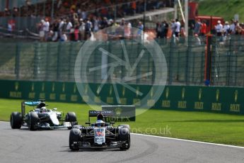 World © Octane Photographic Ltd. McLaren Honda MP4-31 – Fernando Alonso. Sunday 28th August 2016, F1 Belgian GP Race, Spa-Francorchamps, Belgium. Digital Ref : 1692LB2D5005