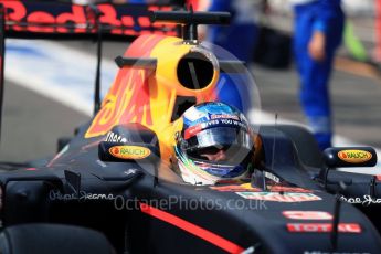 World © Octane Photographic Ltd. Red Bull Racing – Daniel Ricciardo. Sunday 28th August 2016, F1 Belgian GP Race Podium, Spa-Francorchamps, Belgium. Digital Ref : 1693LB1D2743