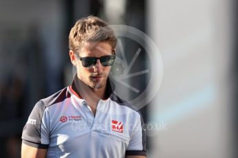World © Octane Photographic Ltd. Haas F1 Team VF-16 – Romain Grosjean. Saturday 27th August 2016, F1 Belgian GP Paddock, Spa-Francorchamps, Belgium. Digital Ref :1686LB1D8663